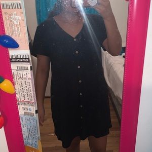 Black flowy dress